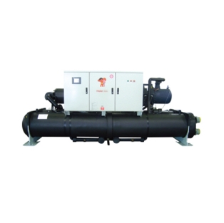包头水地源热泵 R134a高温型水地源热泵机组